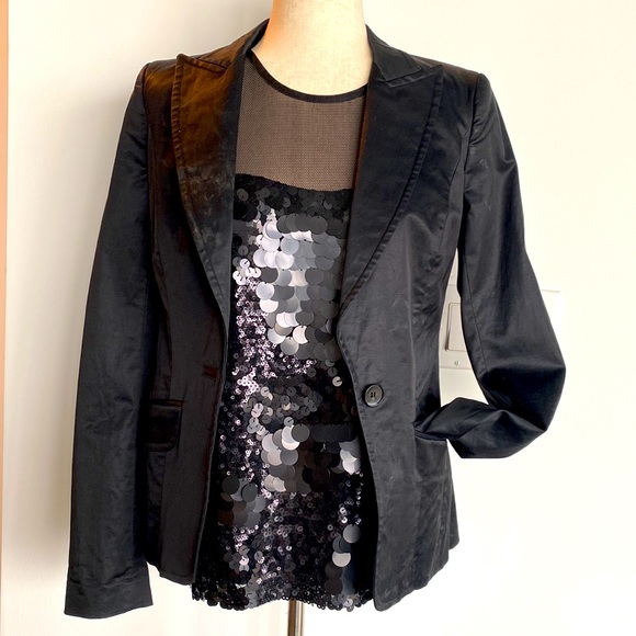 New Robert Rodriguez Sheer Sequins top and Paillettes in Silk - Picture 9 of 15